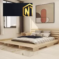 GIƯỜNG PALLET VÁN MDF GIÁ RẺ LONG THÀNH